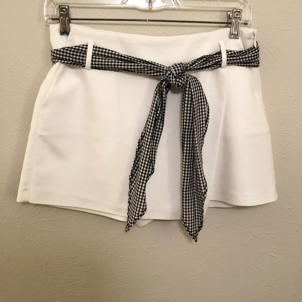 White Zara Skort